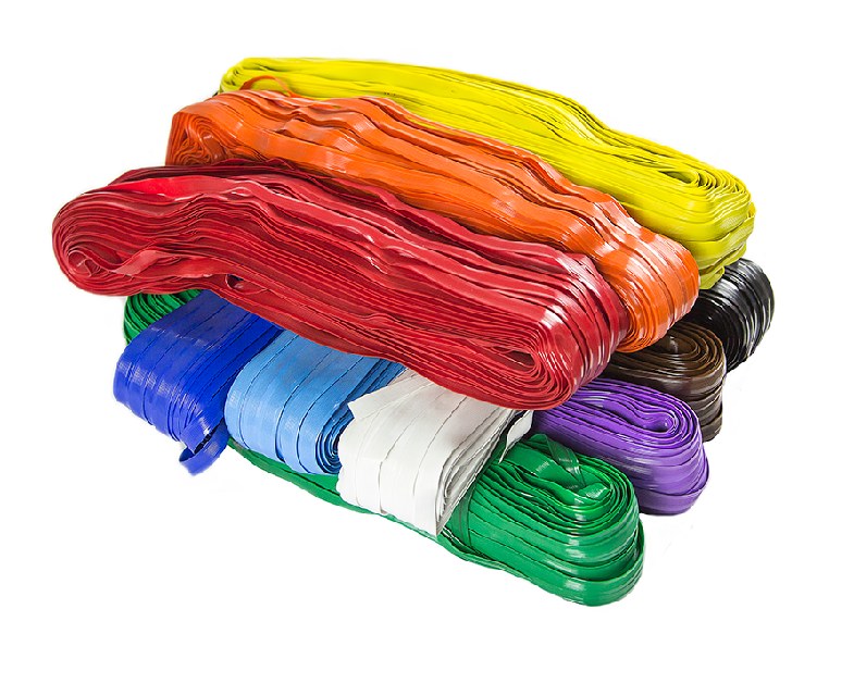 Cinta cortina de PVC en rollos de colores fabricada por G&Q